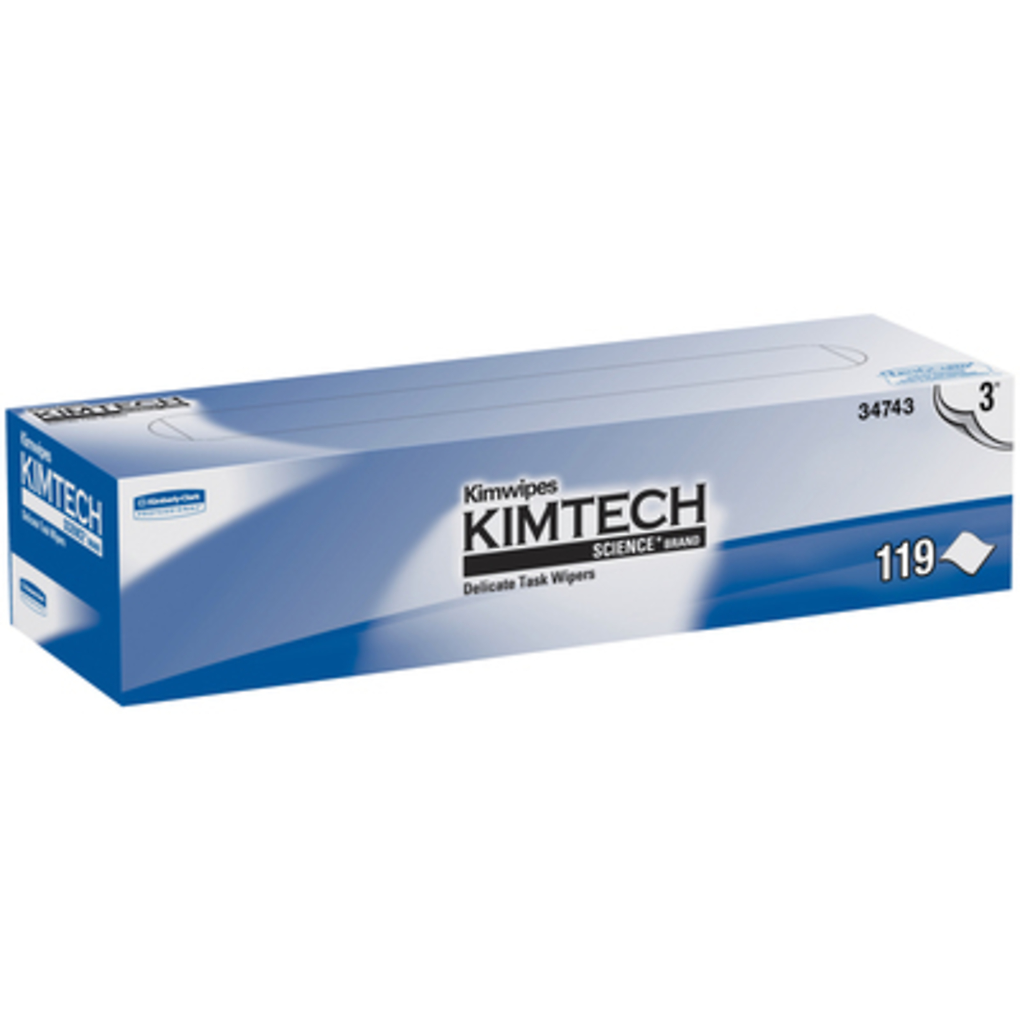 Kimwipes 3 Ply 11.8 x 11.8in. Low Lint Wipers 15/CS, Color Family White, Included (qty.) 15 Model# KW131